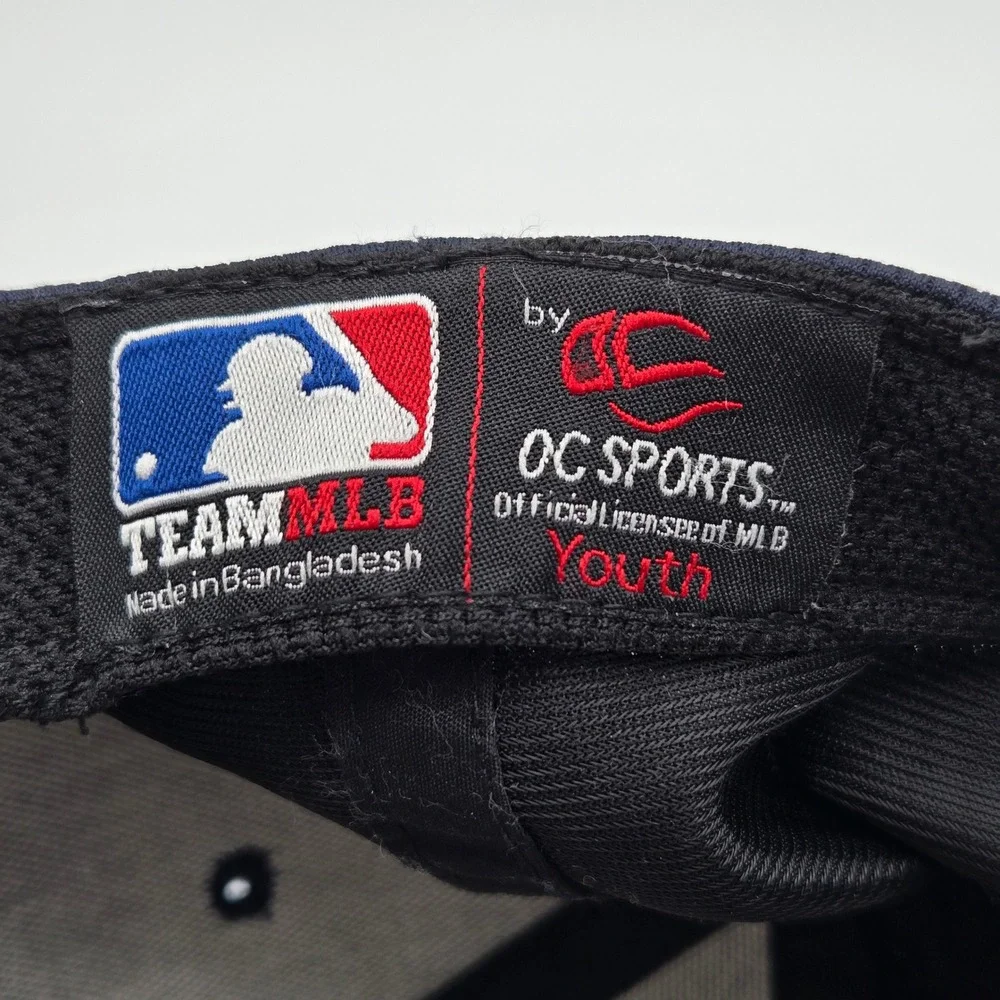 Team MLB Boston Red Sox Hat Youth Navy‎ Blue Baseball Cap Sporty Gorpcore